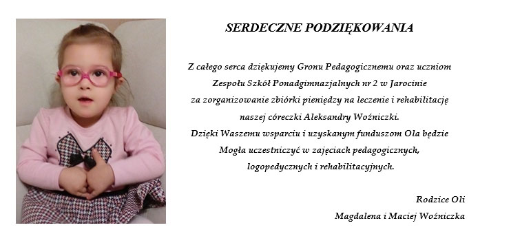 Podziękowania